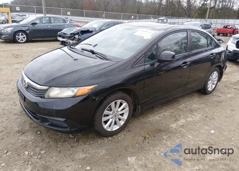 2012 Honda Civic Ex из США, поврежденный, VIN 19XFB2F83CE088549